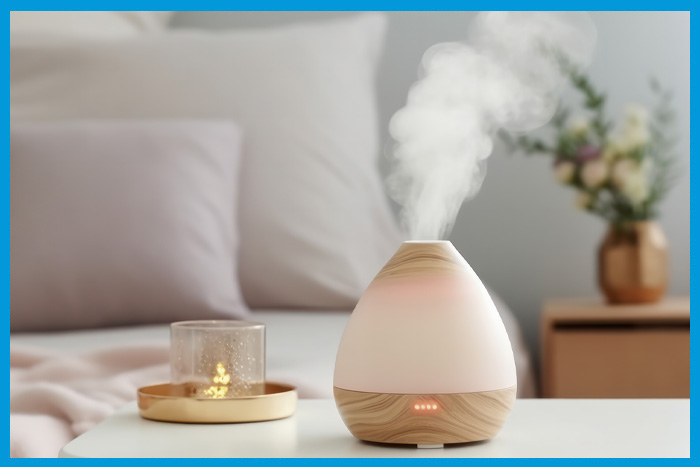 Diffuseur d'huiles essentielles pour éloigner les punaises de lit 