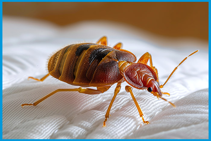 Zoom sur les caractéristiques d'une punaise de lit