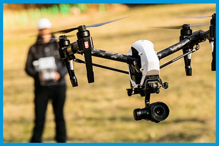 Drone utilisé pour détecter la présence de rats